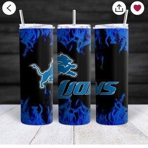 COPY - Detroit Lion sublimation Tumbler 20oz 15oz 12oz sippy